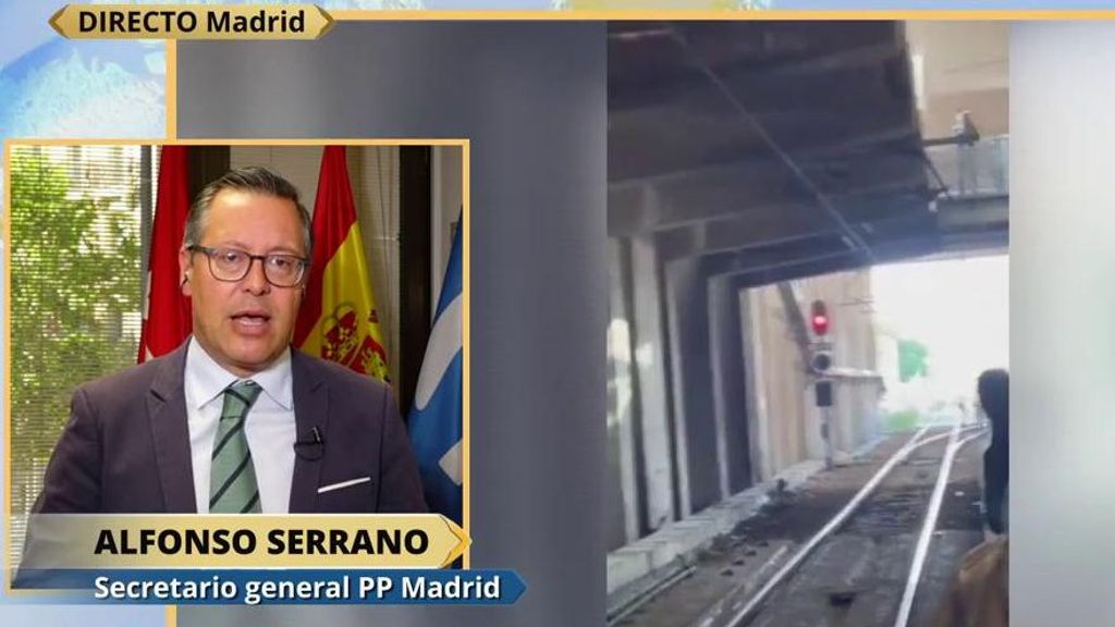 Alfonso Serrano, del PP de Madrid: "Llevamos 170 incidencias de cercanías este año, parece que tiene que pasar algo grave para que Sánchez actúe"