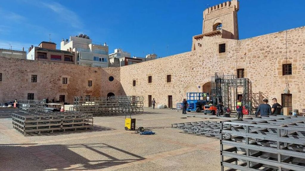 El Castillo de Santa Bárbara de Alicante permanecerá cerrado por el rodaje de 'El Cautivo', lo nuevo de Amenábar