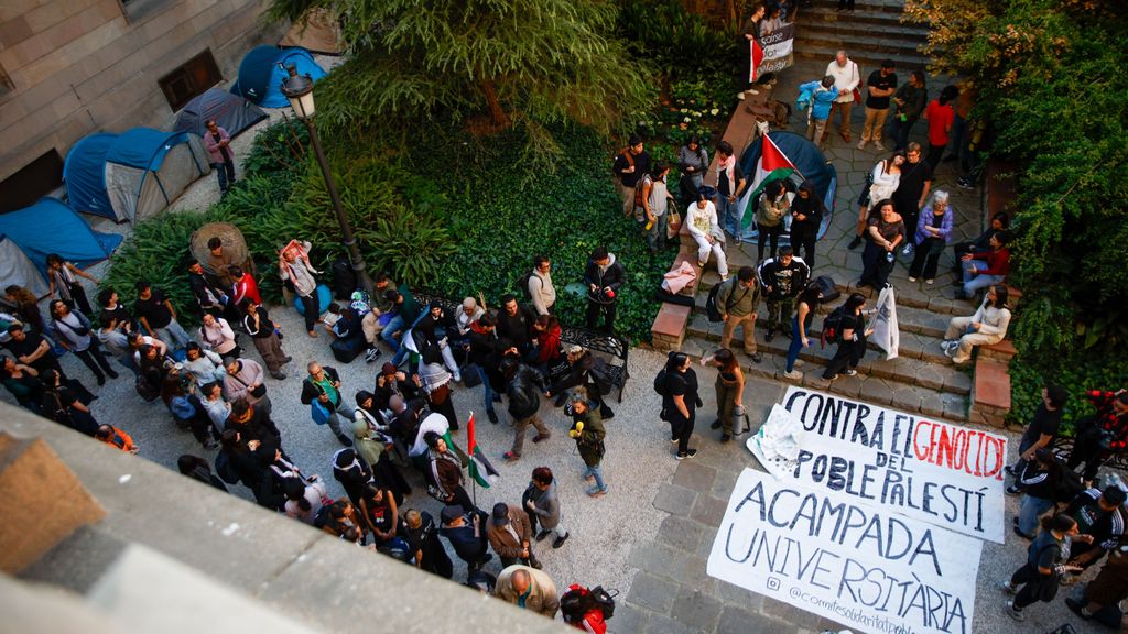 Las acampadas universitarias propalestinas y en contra de la guerra en Gaza se extienden a España