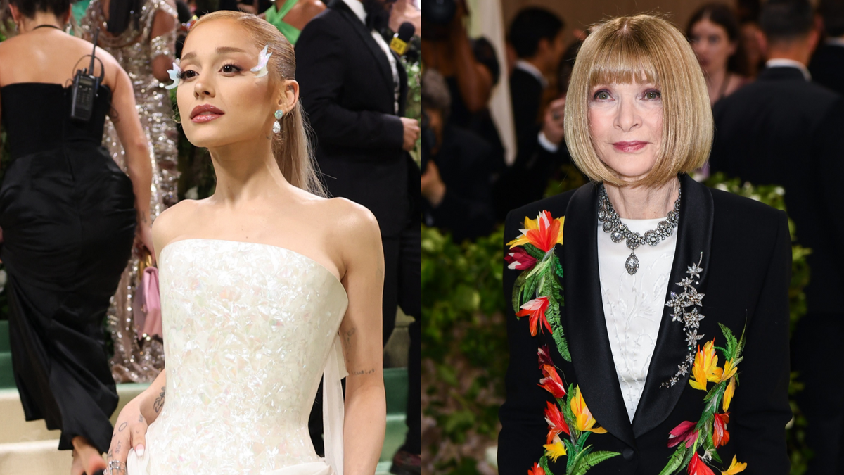 Montaje de Ariana Grande y Anna Wintour