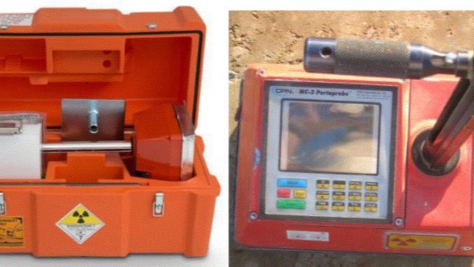 Sustraido equipo radioactivo