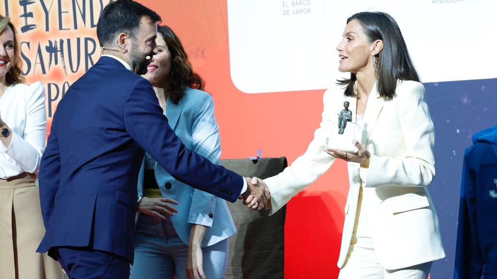 La reina Letizia ha vuelto a dar fe de su espontaneidad en su último acto público