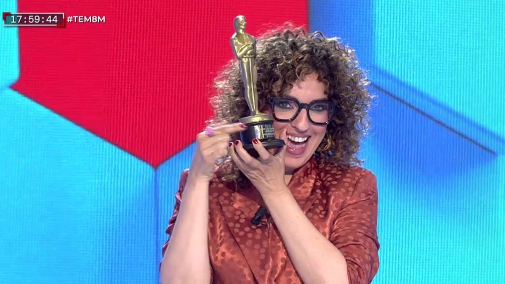 Virginia Riezu, premiada con el Oscar del Humor a &#39;&#39;la mejor improvisadora&#39;&#39;: &#39;&#39;Voy a dormir con él&#39;&#39;