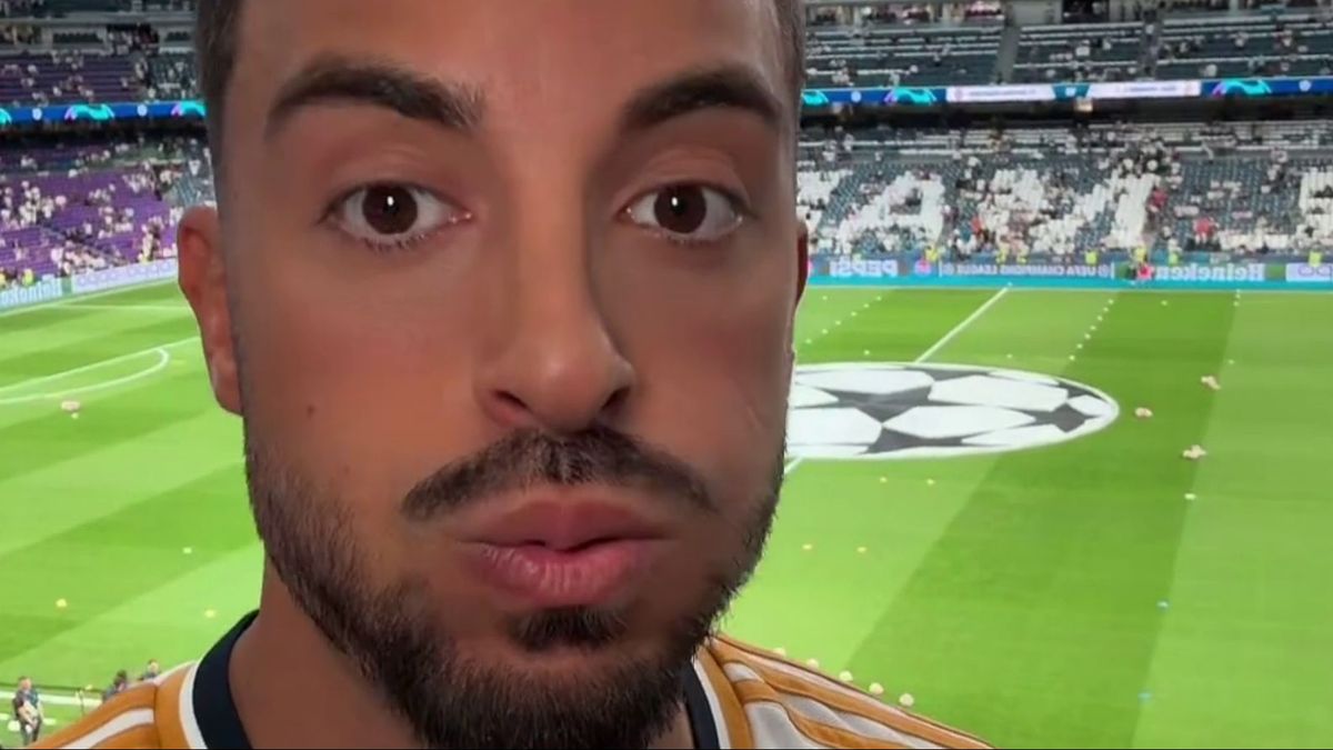 Borja González vibra en el Santiago Bernabéu con la remontada del Real Madrid