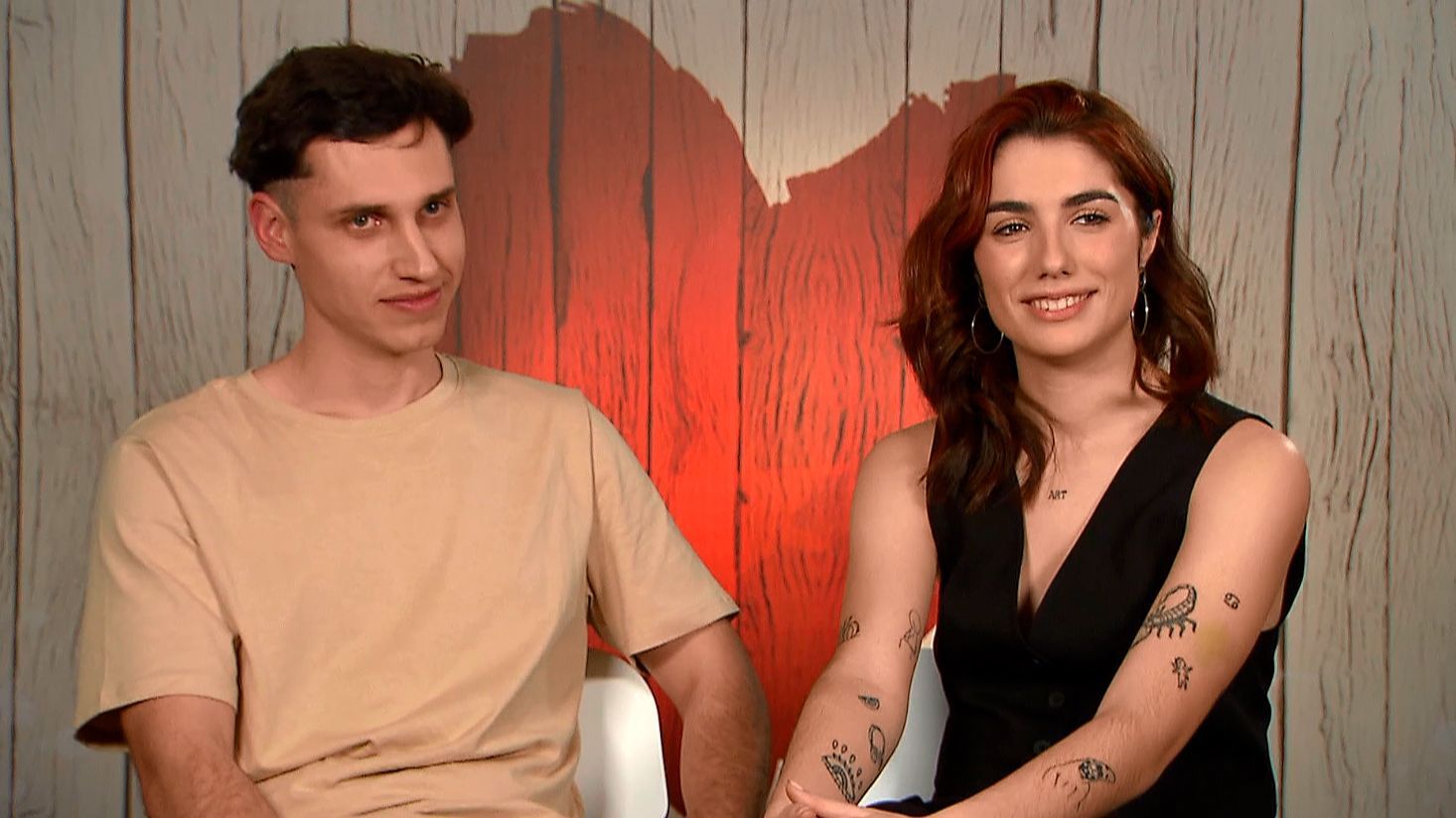 Sara y Nicolás durante su cita en 'First Dates'
