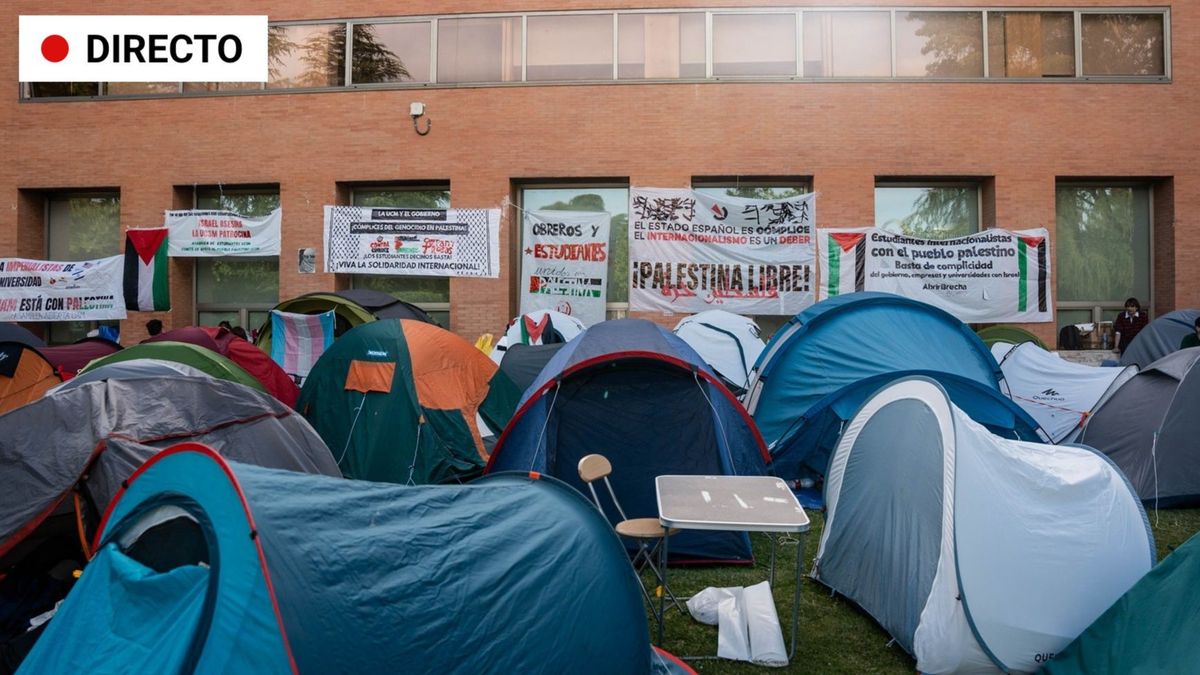 Acampada pro-Palestina de la Complutense