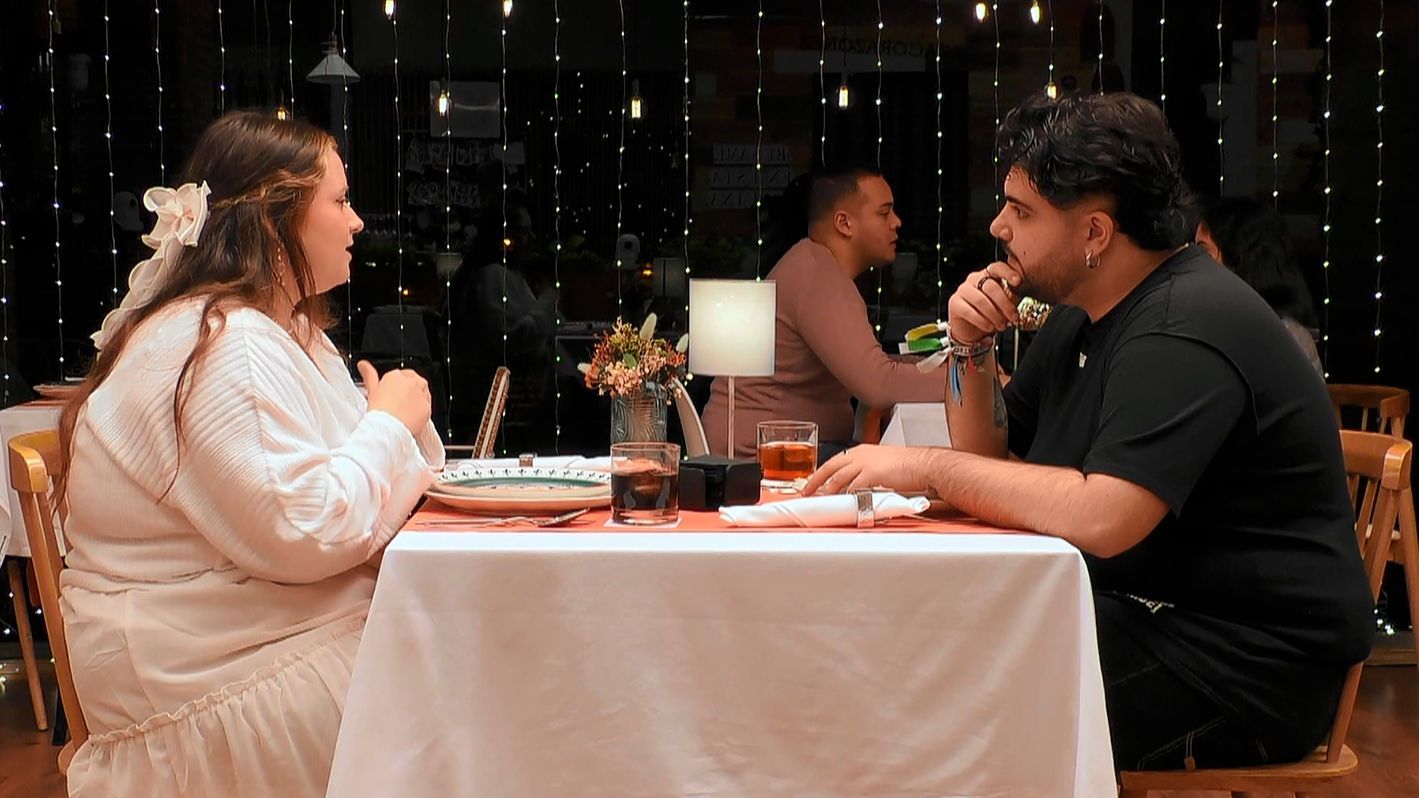 Ainhoa e Iker durante su cita en 'First Dates'