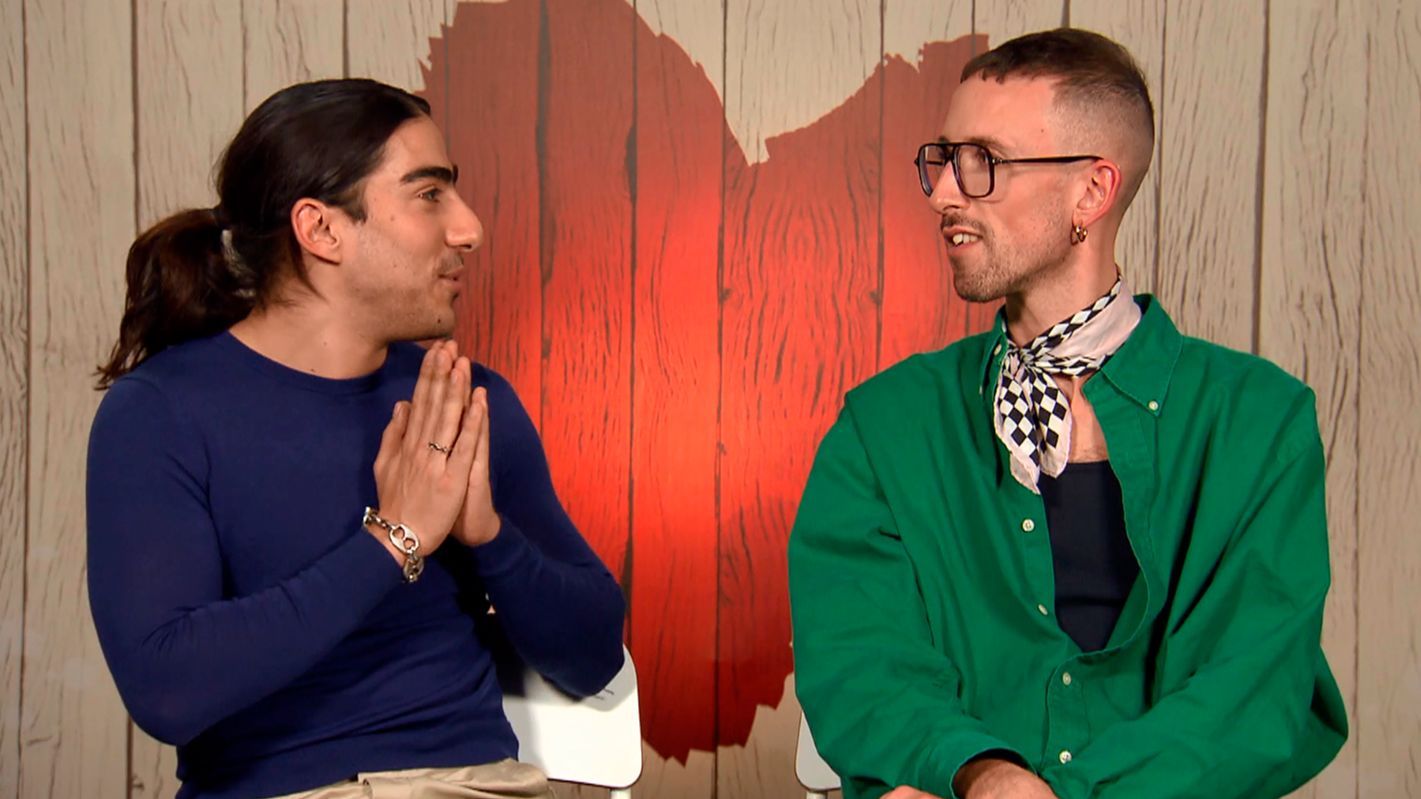 Jaime y Facundo durante su cita en 'First Dates'