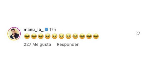 Reacción de Manu Lobardo ante la cover de Susana Megan