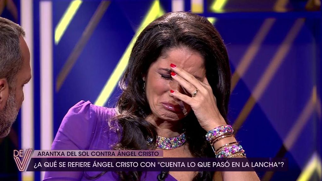Ana Herminia llora al contar la bronca que tuvo con Arantxa del Sol tras la gala: "Los gritos se oían en todo Telecinco"
