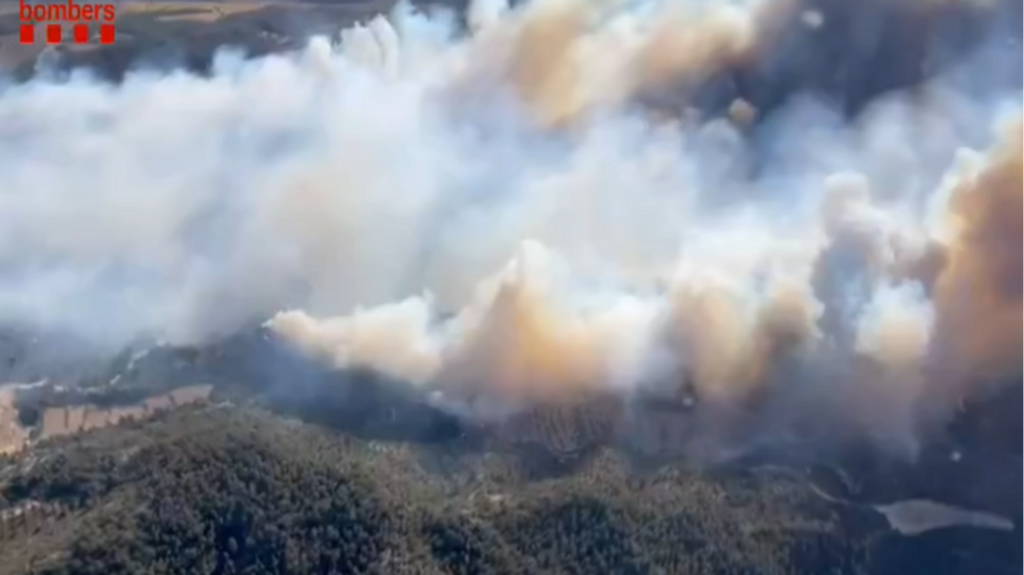 Incendio forestal en Batea, Tarragona: Aragón activa el plan de emergencia de protección civil