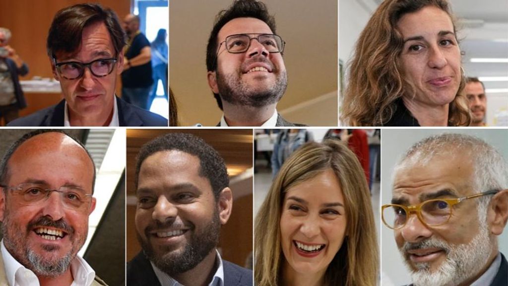 Los candidatos a la presidencia de la Generalitat depositan su voto