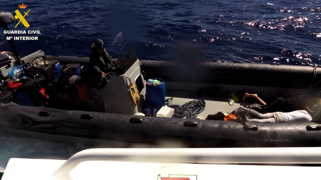 Narcolancha interceptada por la Guardia Civil en Huelva