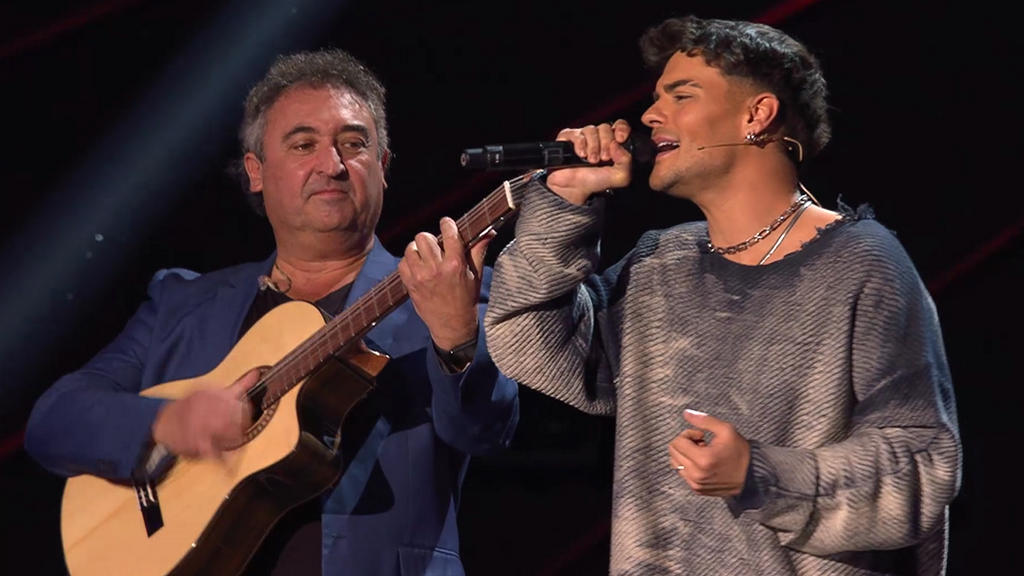 Abraham Mateo enloquece con la actuación sorpresa del grupo de su suegro en ‘Factor X’