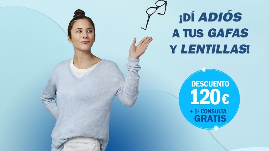 Di adiós a las gafas con la cirugía refractiva láser de Clínica Baviera: ¡ahora con 120 euros de descuento!