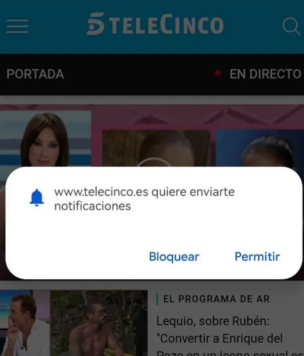 Alta notificaciones