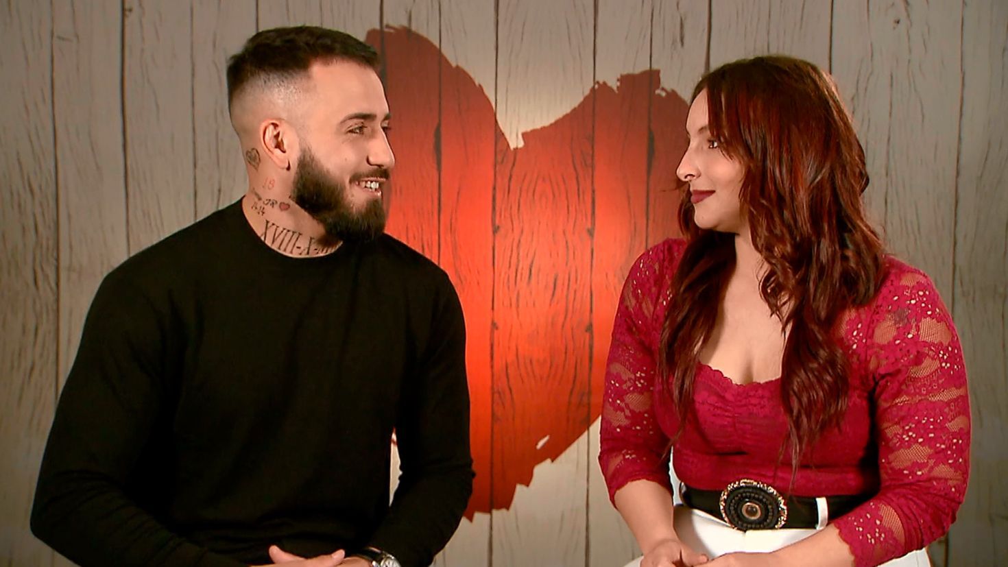 Andrea y Sonny durante su cita en 'First Dates'