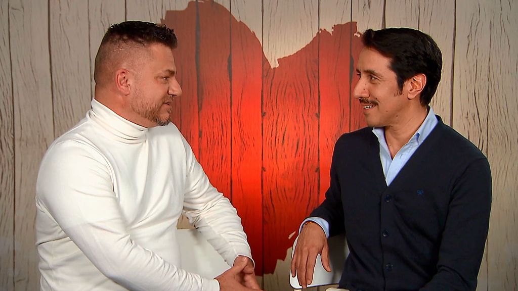 José y Henry durante su cita en 'First Dates'