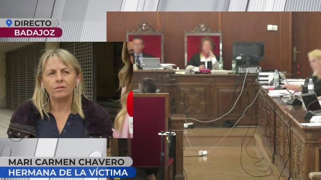 Mari Carmen Chavero, al ver en el juicio al presunto asesino de su hermana: "Se me revuelve todo"