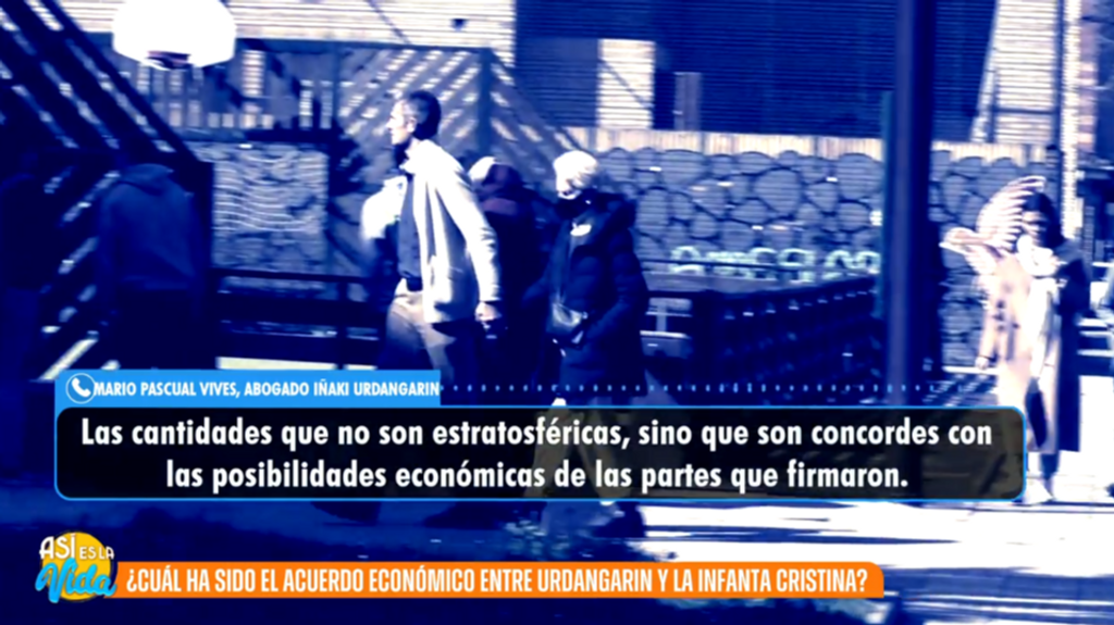 'Así es la vida' habla con el abogado de Iñaki Urdangarín para destapar su acuerdo económico con la Infanta Cristina