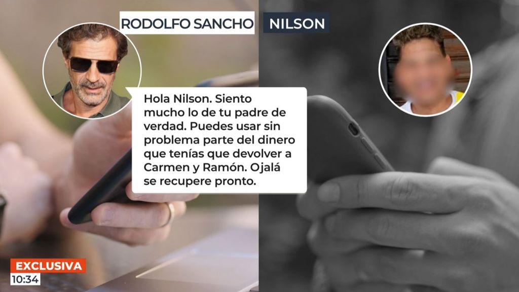 Los mensajes de extorsión a Rodolfo Sancho del testigo que se apartó del caso