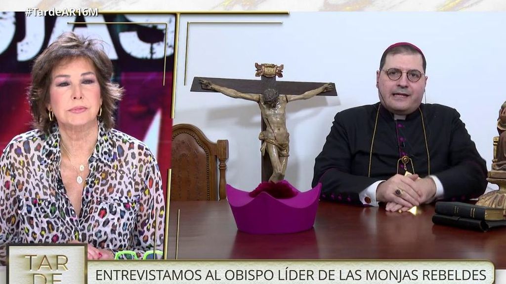 Exclusiva | El líder de las clarisas rebeldes cuestiona al Papa y Ana Rosa Quintana reacciona: "Ofende a millones de personas"