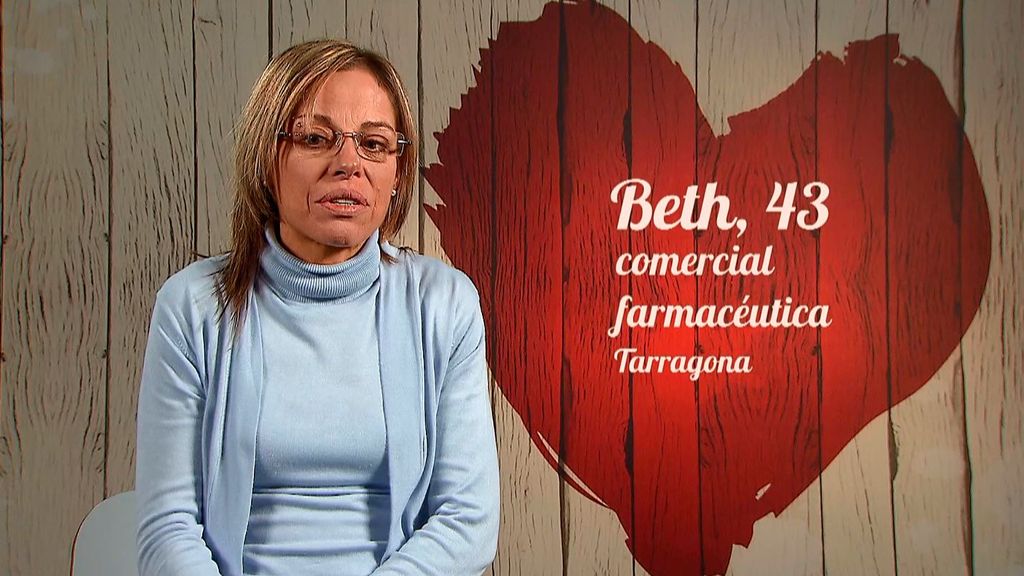 Beth durante su cita en 'First Dates'