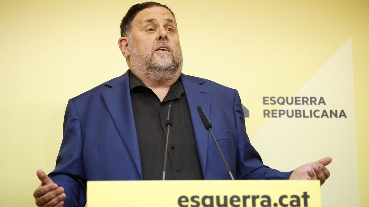 El líder de ERC, Oriol Junqueras