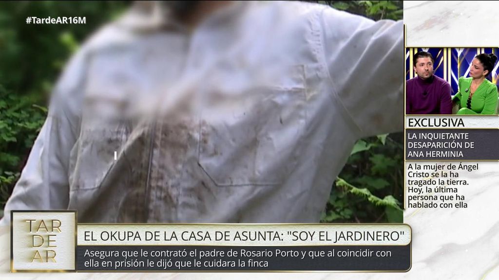 El okupa jardinero de la casa de Asunta Basterra habla del crimen: “Coincidí con Rosario en prisión, no los veo capaces de hacer eso”