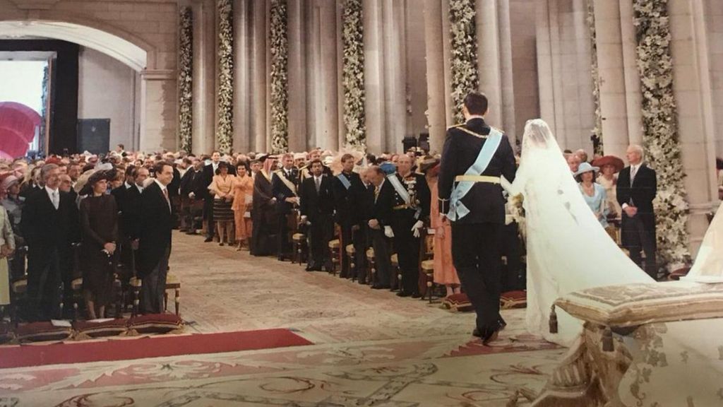 Felipe, Letizia y parte de los invitados a la boda real