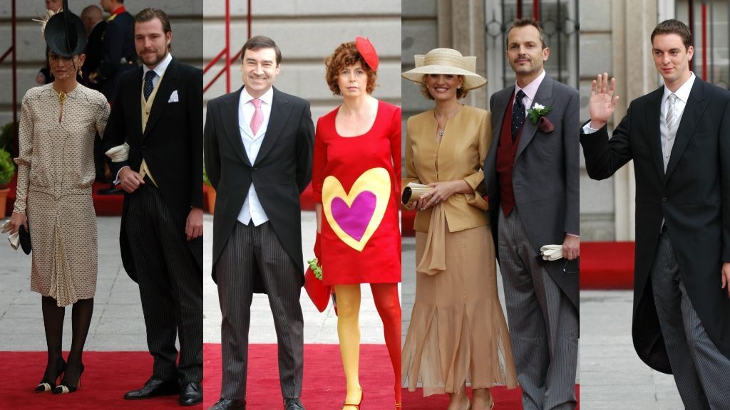 Los looks de los invitados a la boda del rey Felipe y la reina Letizia (Fotomontaje con imágenes de Cordon Press)