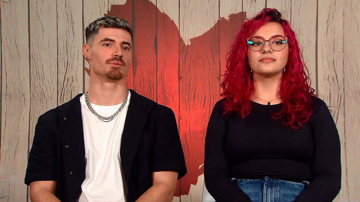 Sara y Javi durante su cita en 'First Dates'