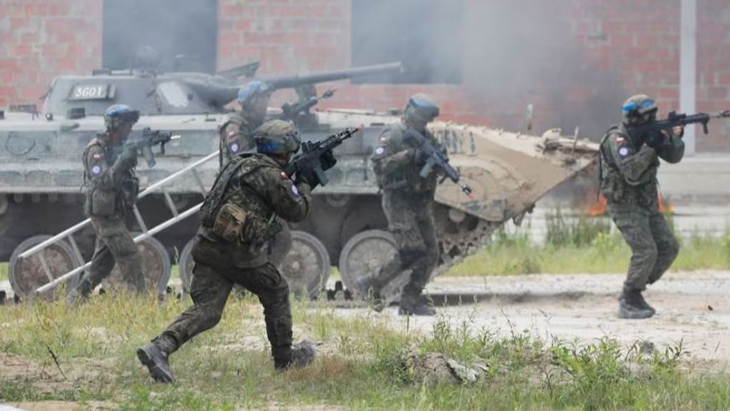 Combate en una ciudad ucraniana