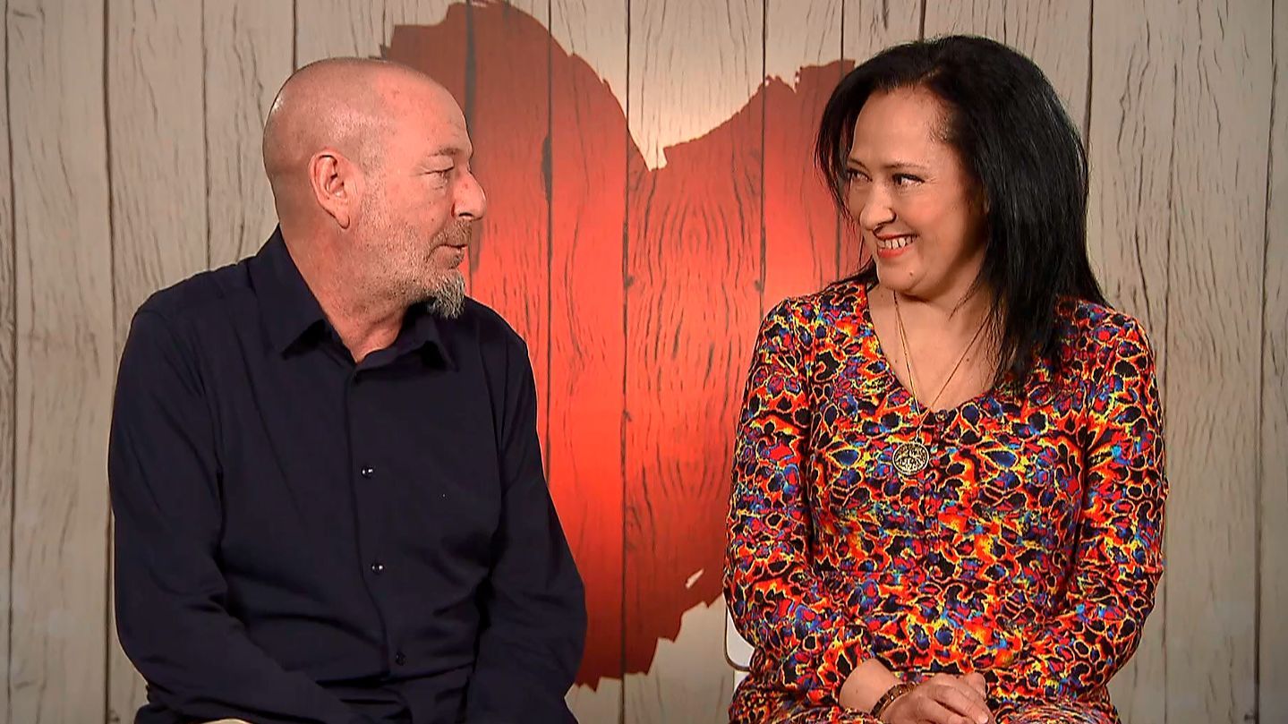 Domingo y Aideé durante su cita en 'First Dates'