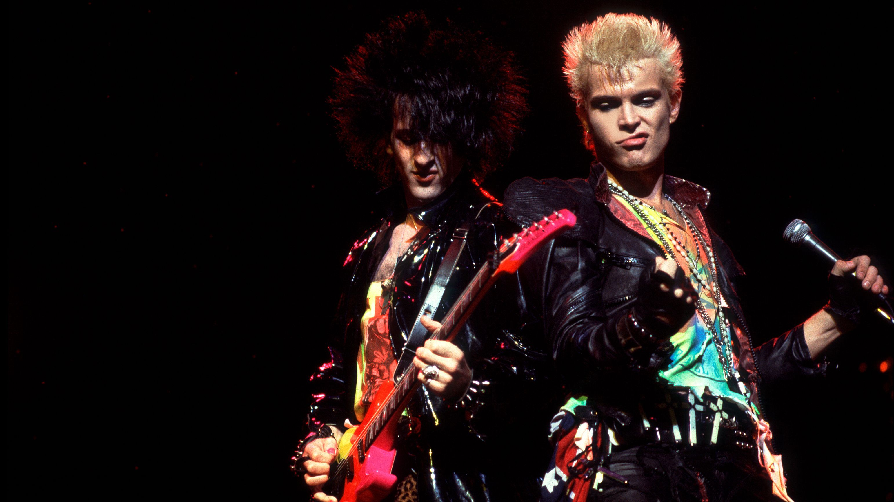 Idol y su compadre Steve Stevens, en los buenos y viejos 80.