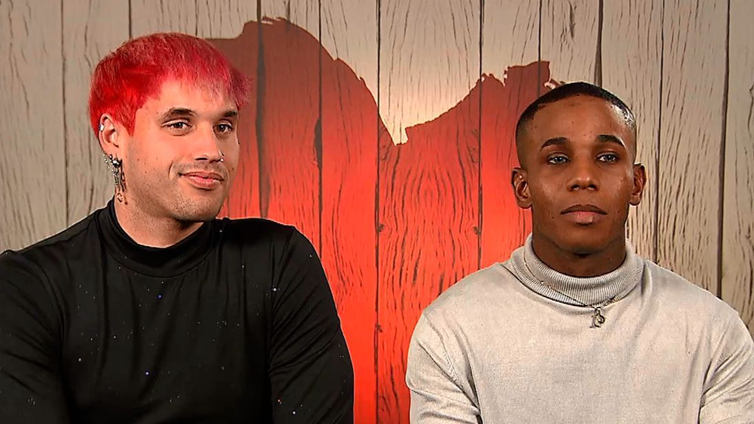 José y Pedro durante su cita en 'First Dates'