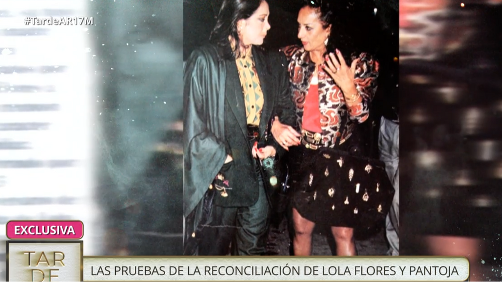 Las imágenes de la reconciliación de Isabel Pantoja y Lola Flores