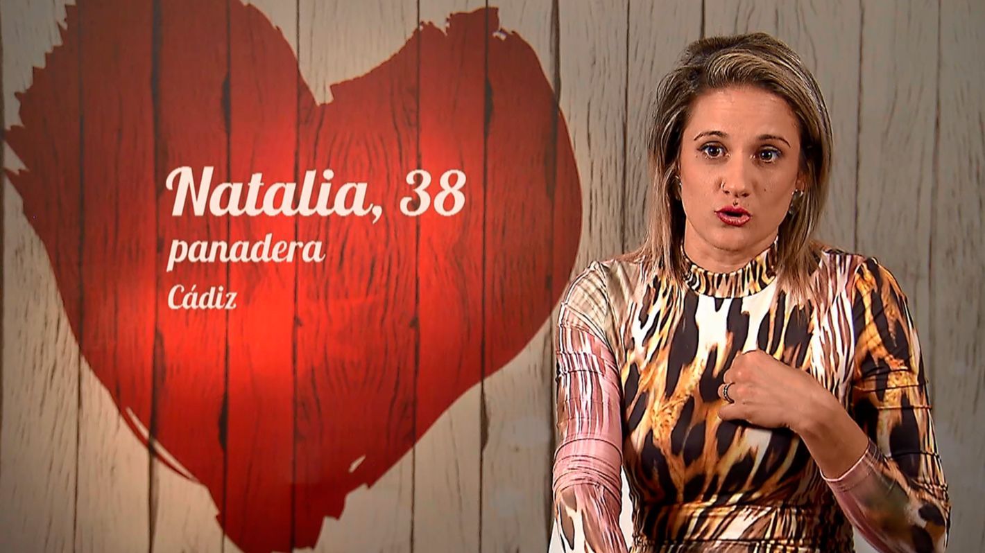 Natalia durante su paso por 'First Dates'