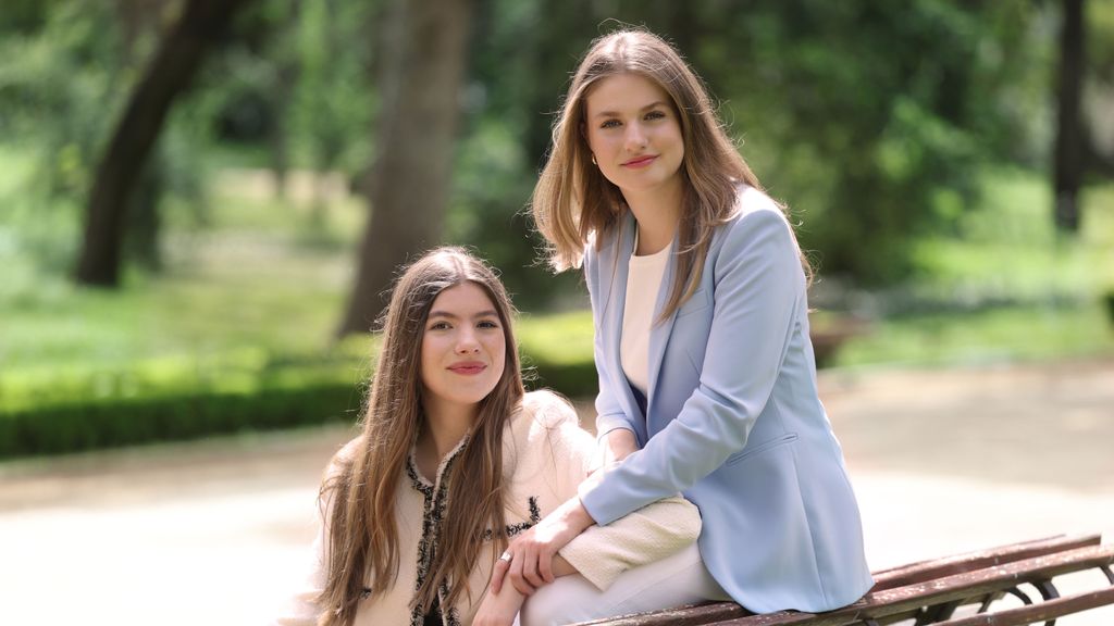 La princesa Leonor y la infanta Sofía