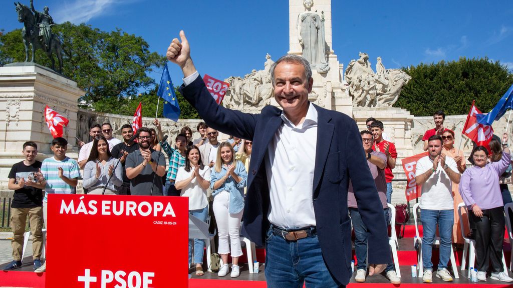 José Luis Rodríguez Zapatero defiende las políticas del PSOE en Europa y llama al voto para el 9J