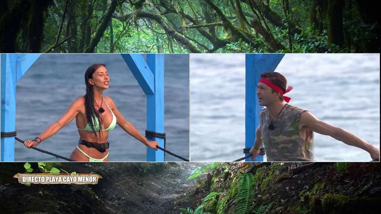 El duro enfrentamiento de Aurah y Ángel Cristo en 'el puente de la concordia' durante la gala de 'Supervivientes'