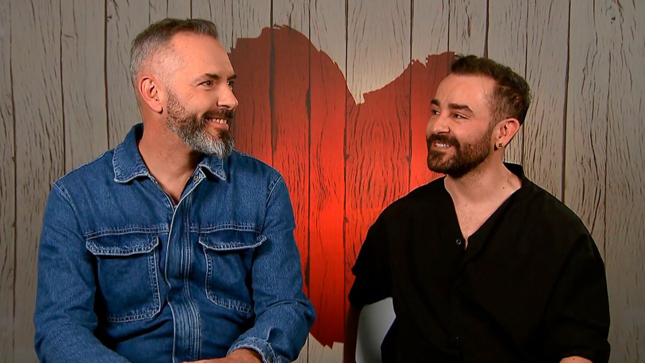 Ernesto y Salva durante su cita en 'First Dates'