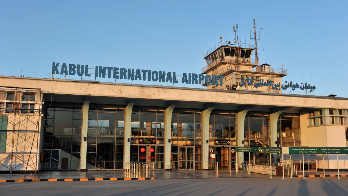 Aeropuerto Internacional de Kabul, Afganistán.