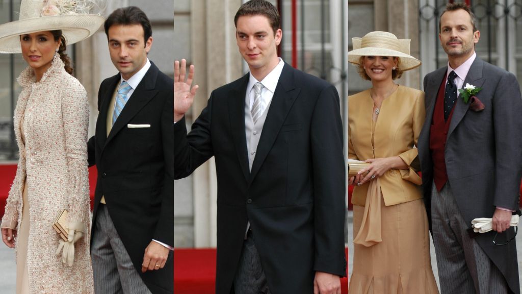 Algunos de los invitados a la boda de los actuales reyes de España