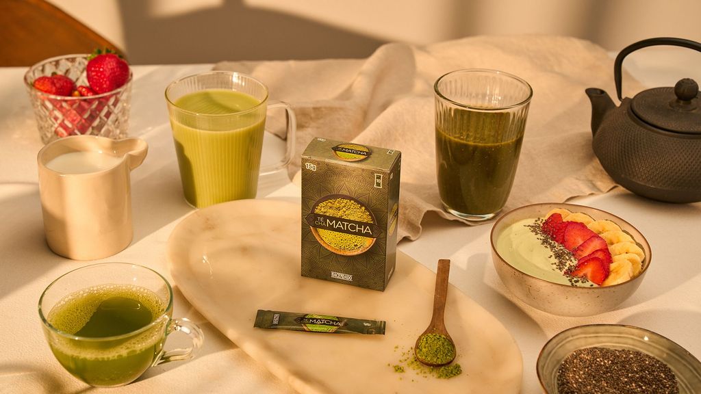 Combina el Té Matcha con diferentes ingredientes para tener muchas variedades de batidos sanos y refrescantes