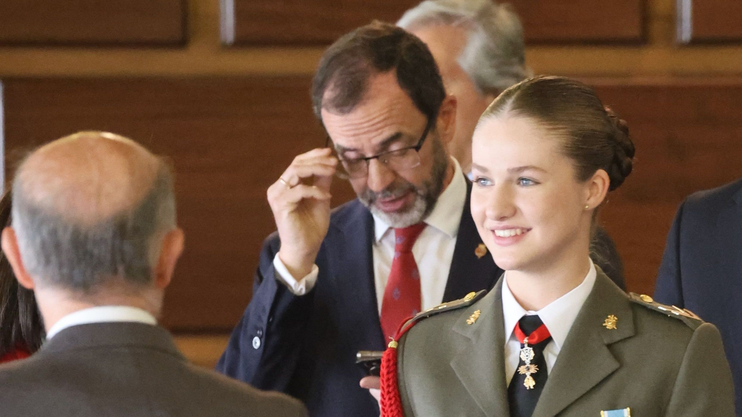 Leonor y Camilo Villarino, este 21 de mayo.