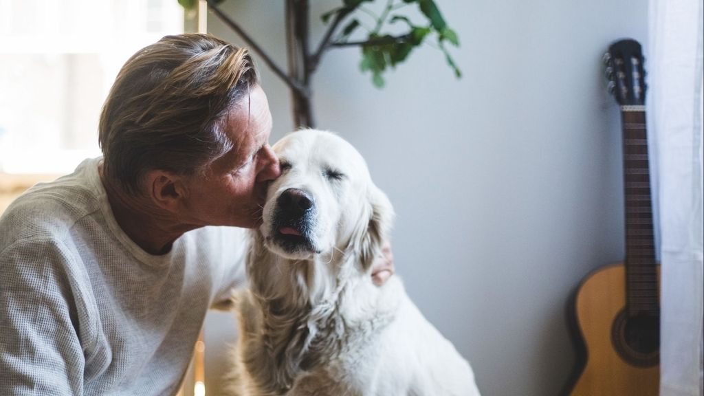 Hombre con perro