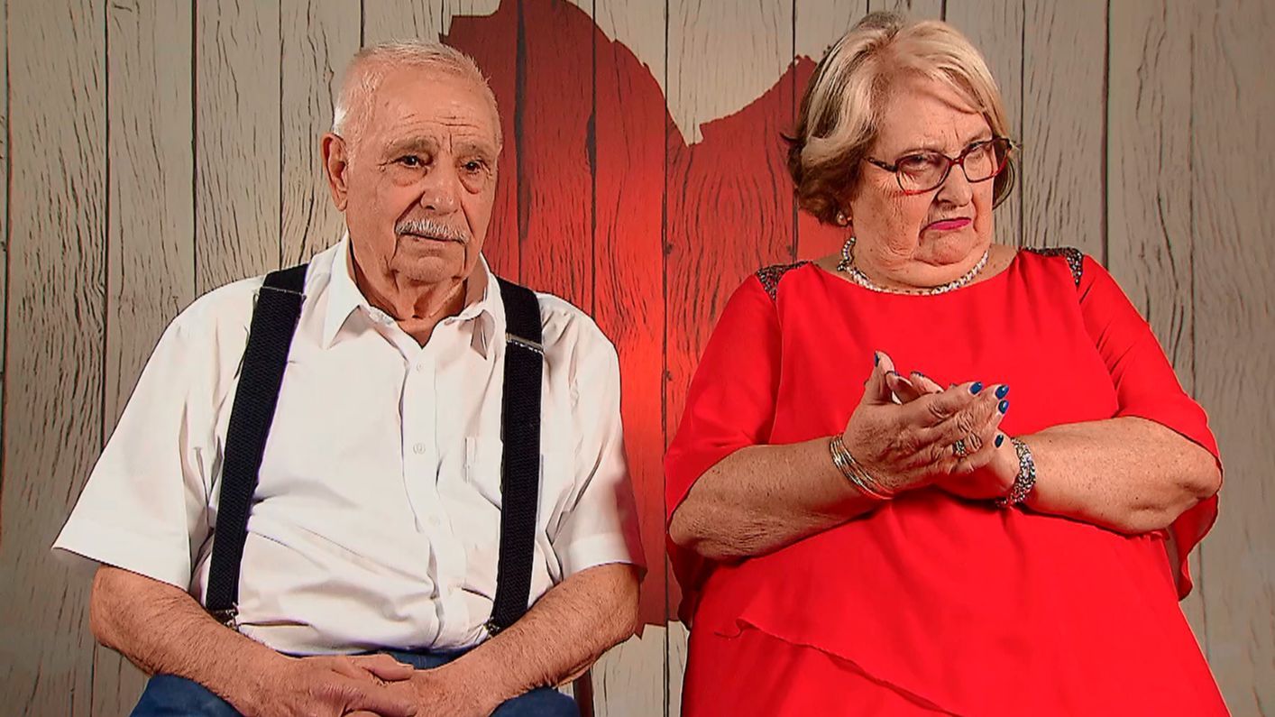 José y Rosa durante su cita en 'First Dates'