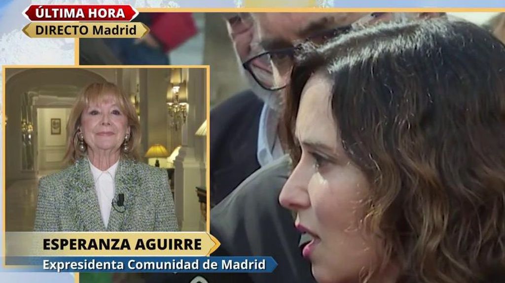 La respuesta de Esperanza Aguirre a Óscar Puente sobre el ataque a Ayuso: "Esto va a tener mucha repercusión"