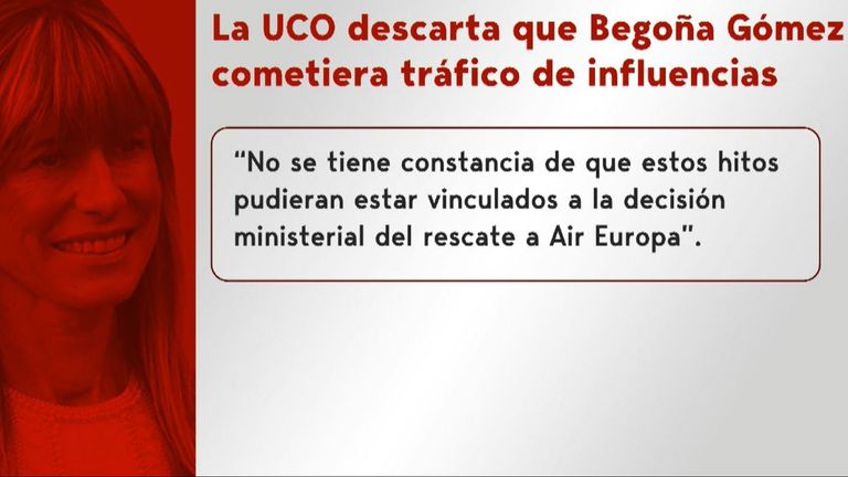 Las claves del informe de la UCO sobre Begoña Gómez